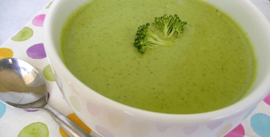 Broccoli Almondine Soup