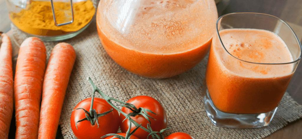 Carrot Tomato Juice to Boost Eyesight