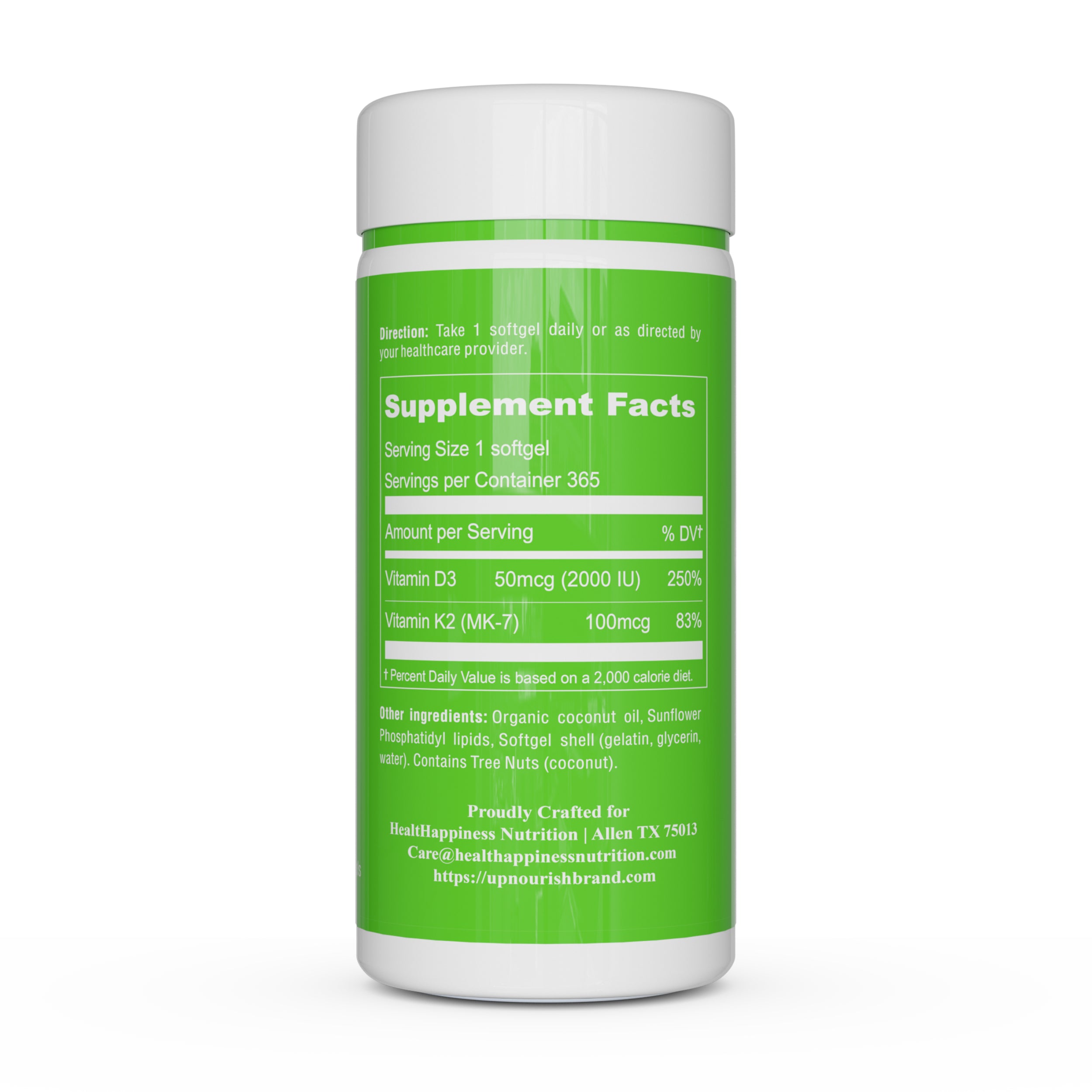 Liposomal D3 2000IU K2 100mcg
