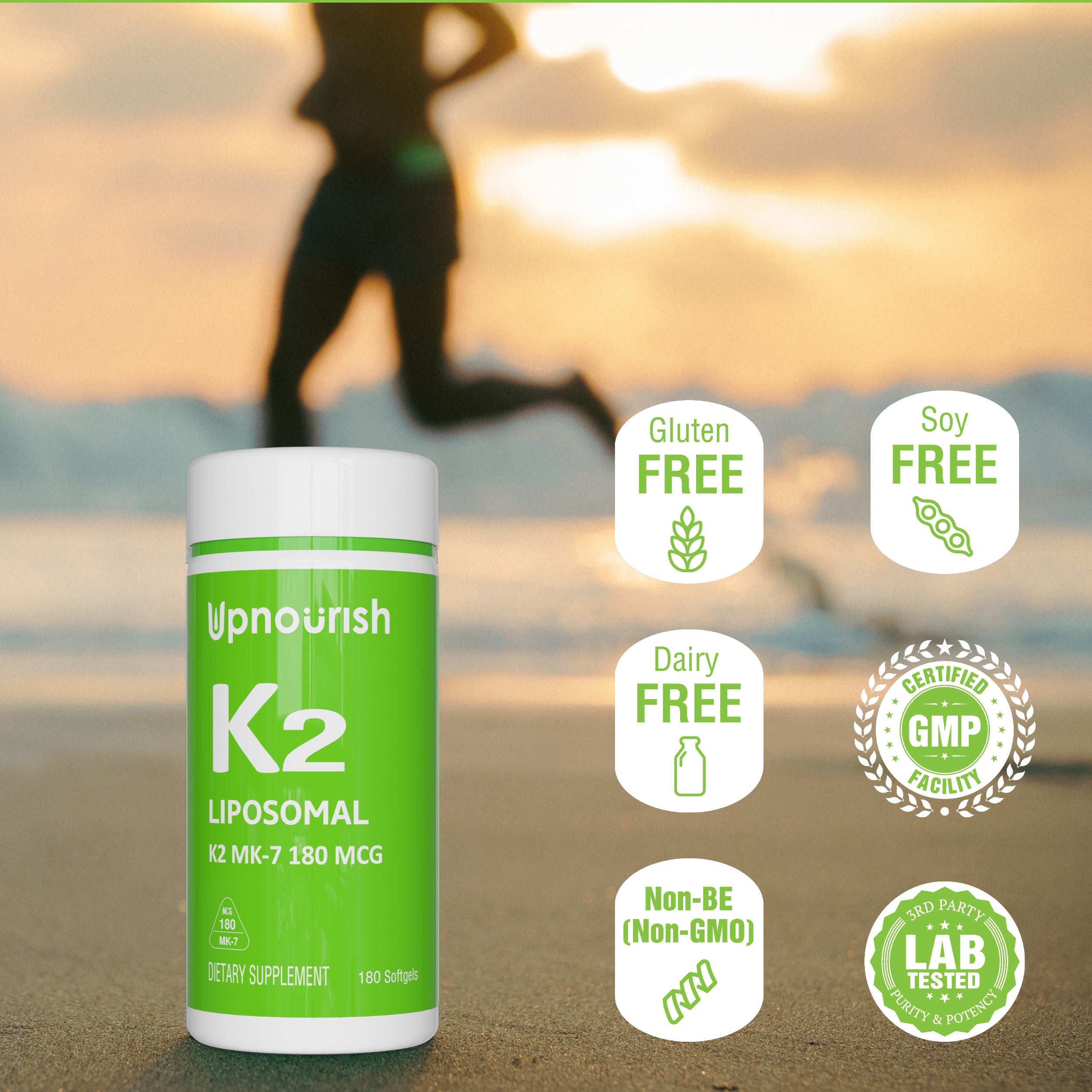Liposomal Vitamin K2 MK-7 180mcg