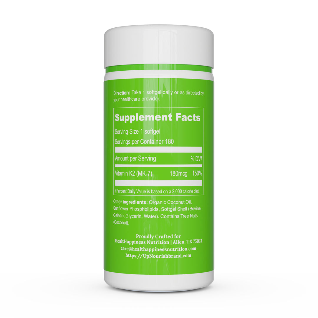 Liposomal Vitamin K2 MK-7 180mcg