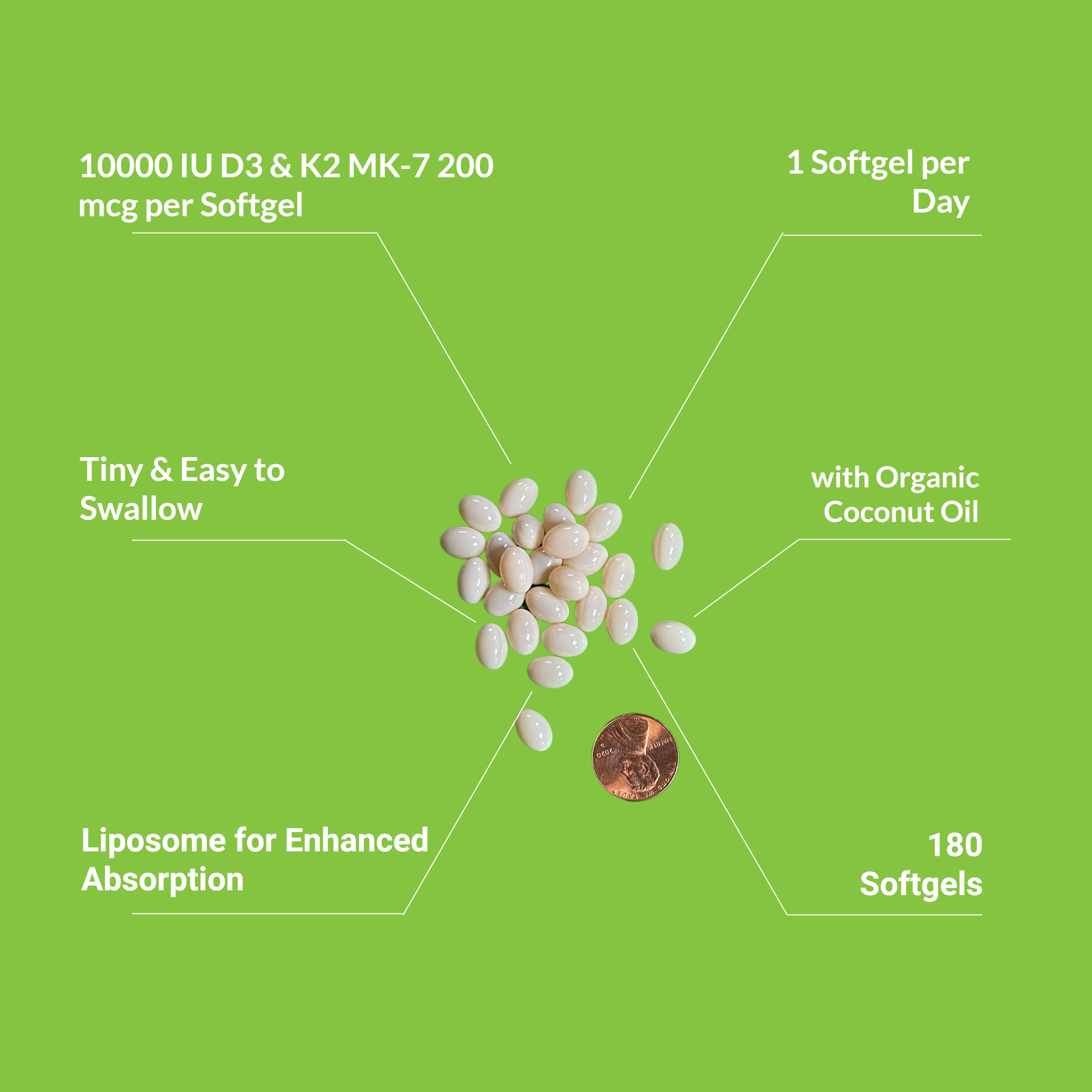 Liposomal D3 10,000IU K2 200mcg