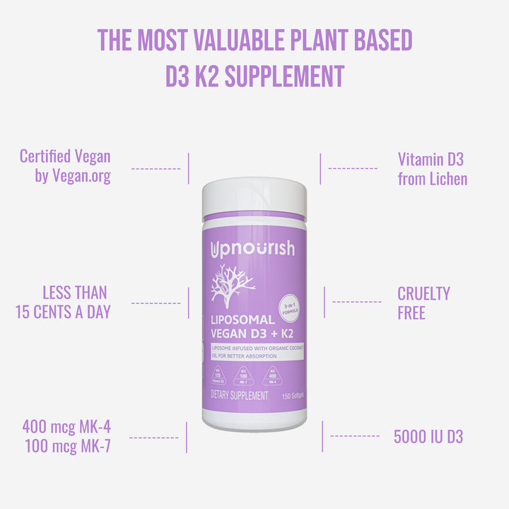 LIPOSOMAL Vegan Vitamin D3 K2