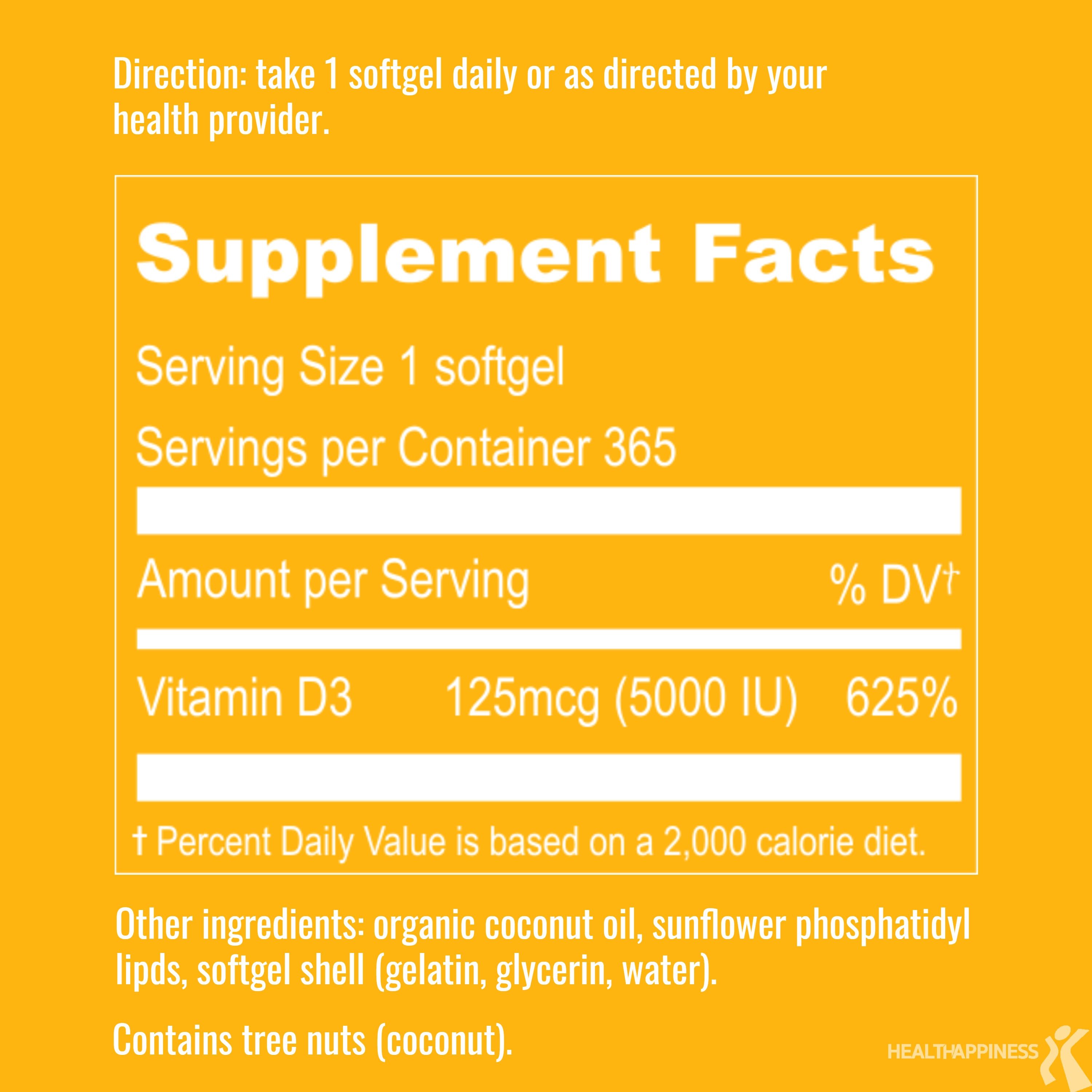 Liposomal Vitamin D3 5000 IU Softgels