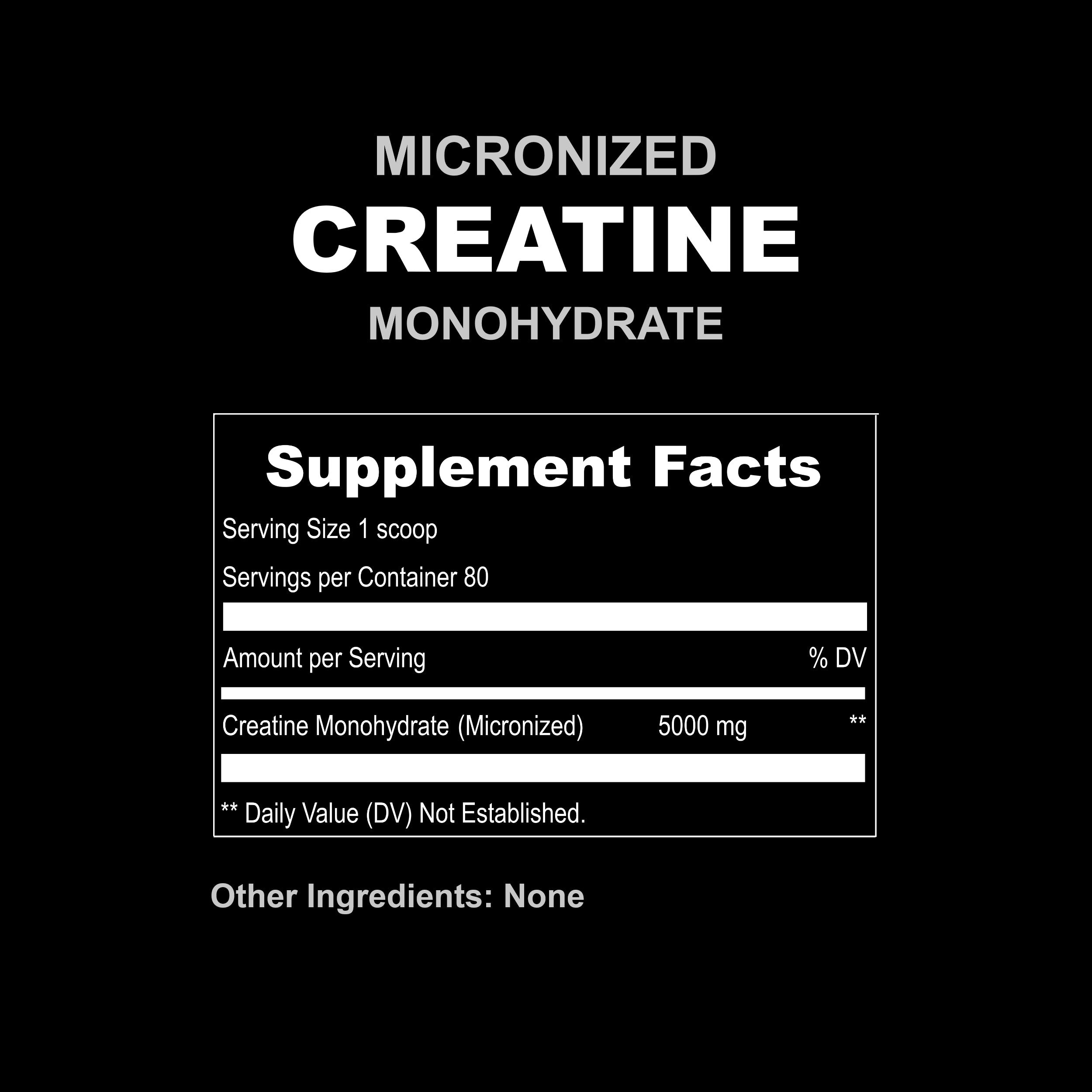 Micronized Creatine Monohydrate 400 G